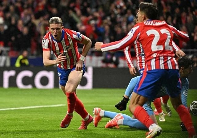 马德里竞技击败强敌,晋级十六强 马德里竞技击败强敌,晋级十六强